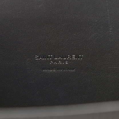 Saint Laurent Calfskin Crocodile Embossed Small Sac De Jour Coal 6 of 9
