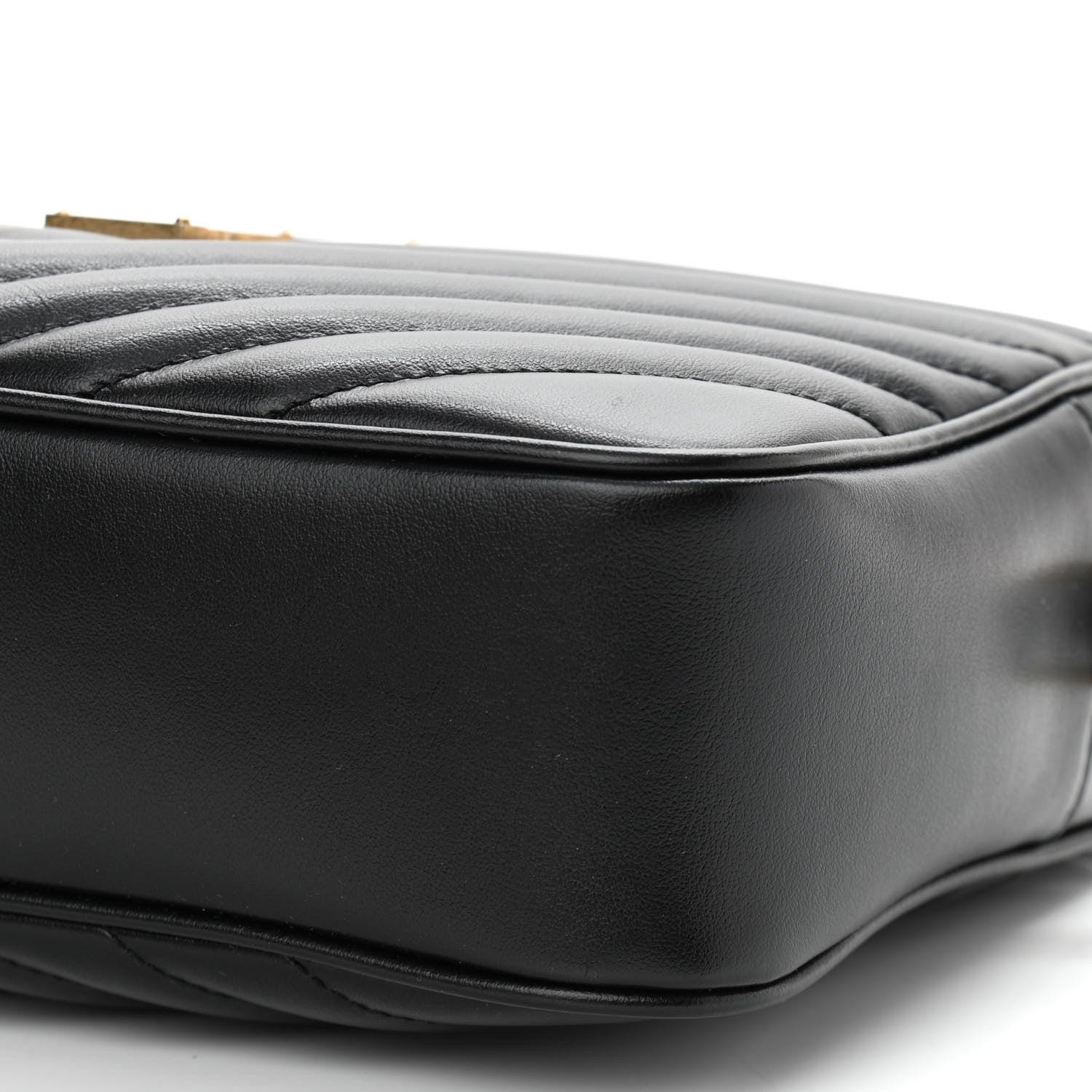 Saint Laurent Calfskin Matelasse Monogram Lou Camera Bag Black 10 of 10