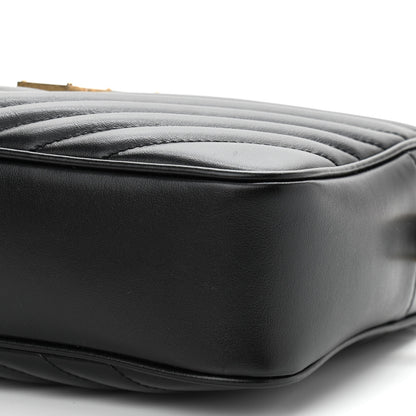 Saint Laurent Calfskin Matelasse Monogram Lou Camera Bag Black 10 of 10