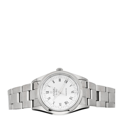 Rolex Stainless Steel 34mm Oyster Perpetual Air-King Watch White Roman 14000 3 of 8
