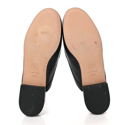 Chanel Lambskin CC Mules 35.5 Black 5 of 8