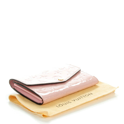Louis Vuitton Vernis Compact Sarah Wallet Rose Ballerine 4 of 7