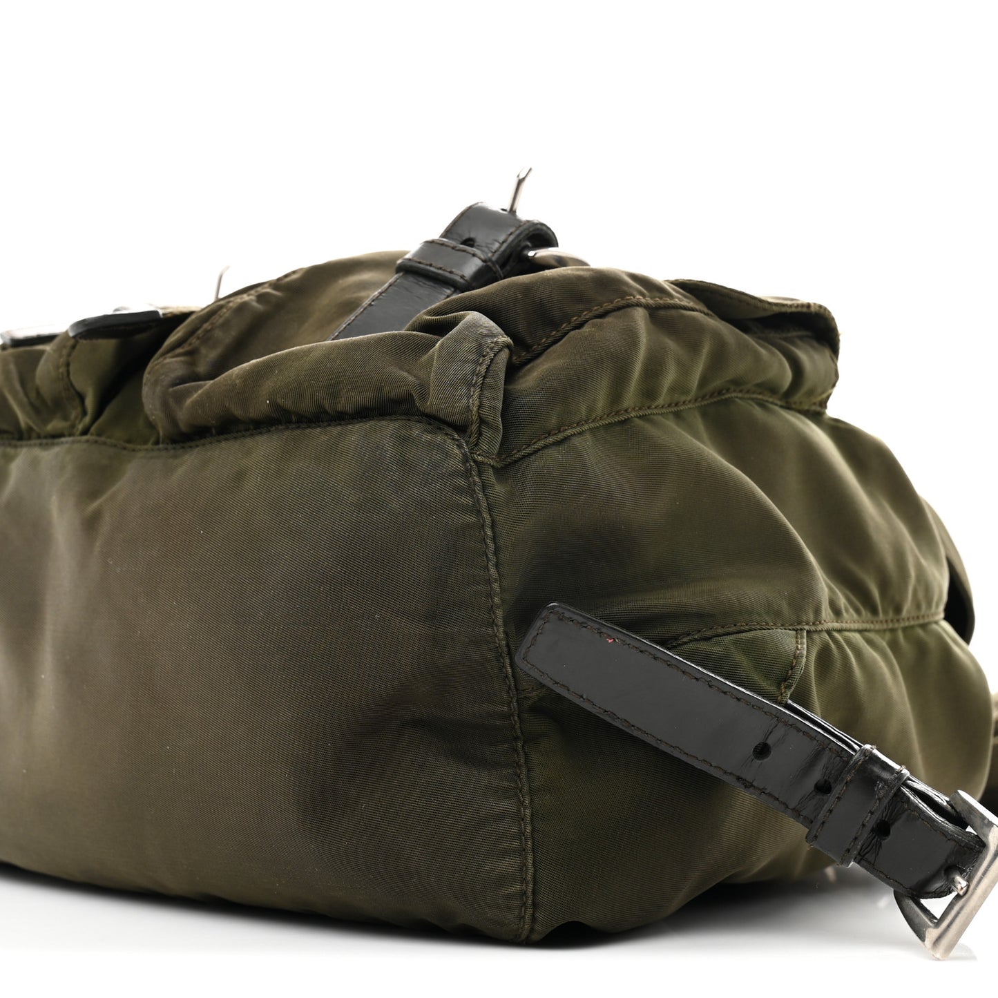 Tessuto Nylon Vela Small Backpack Dark Green