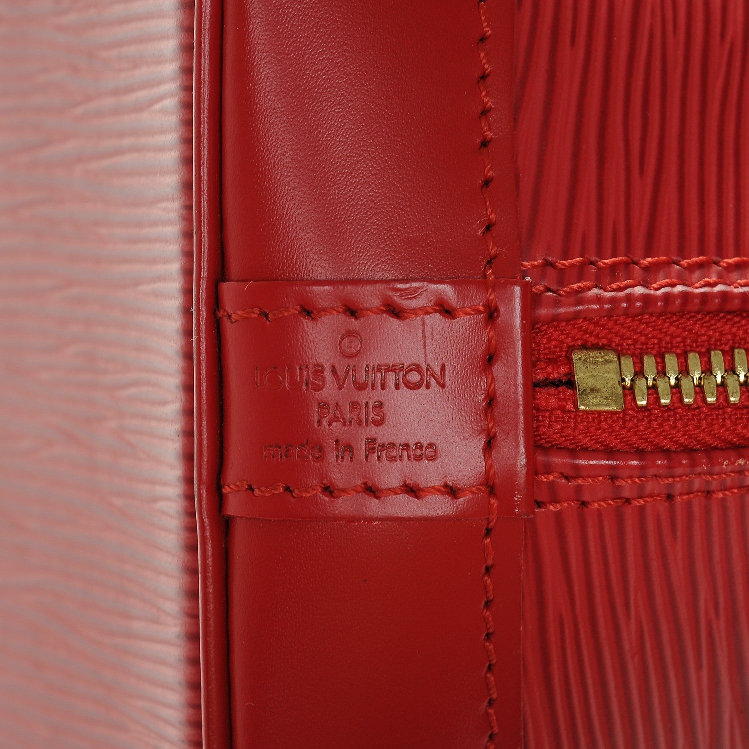 Louis Vuitton Epi Alma PM Castillan Red 6 of 6