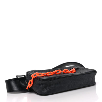 Louis Vuitton Taurillon Monogram Uniformes Solar Ray Soft Pochette Volga Belt Bag Black 4 of 7