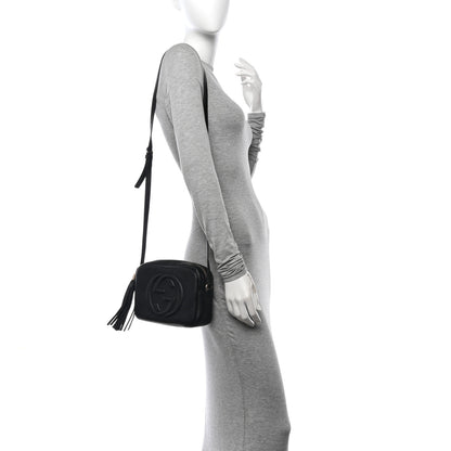 Gucci Pebbled Calfskin Small Soho Disco Bag Black 2 of 11