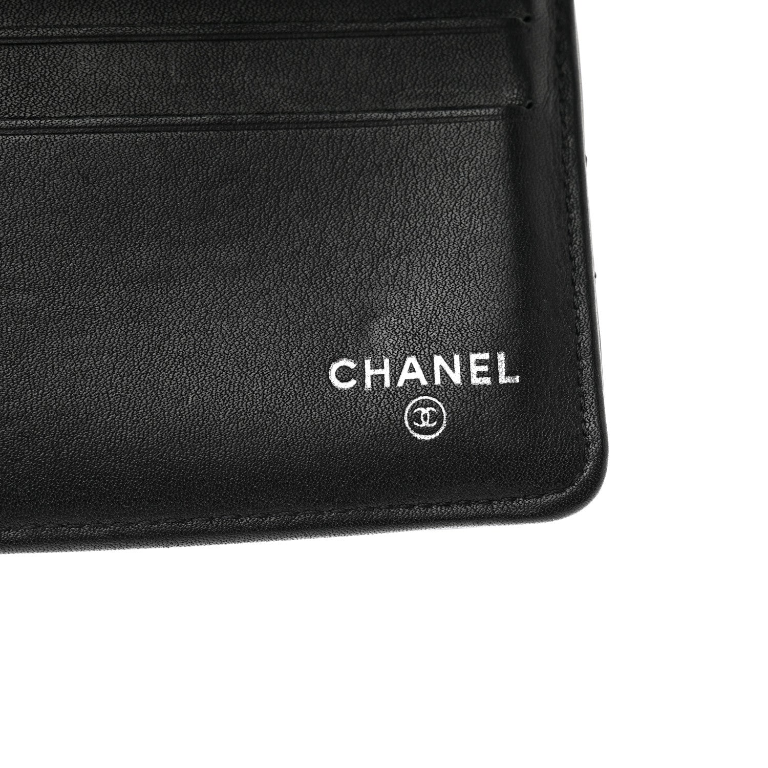 Chanel Patent Quilted Large Flap Wallet Black 6 of 9