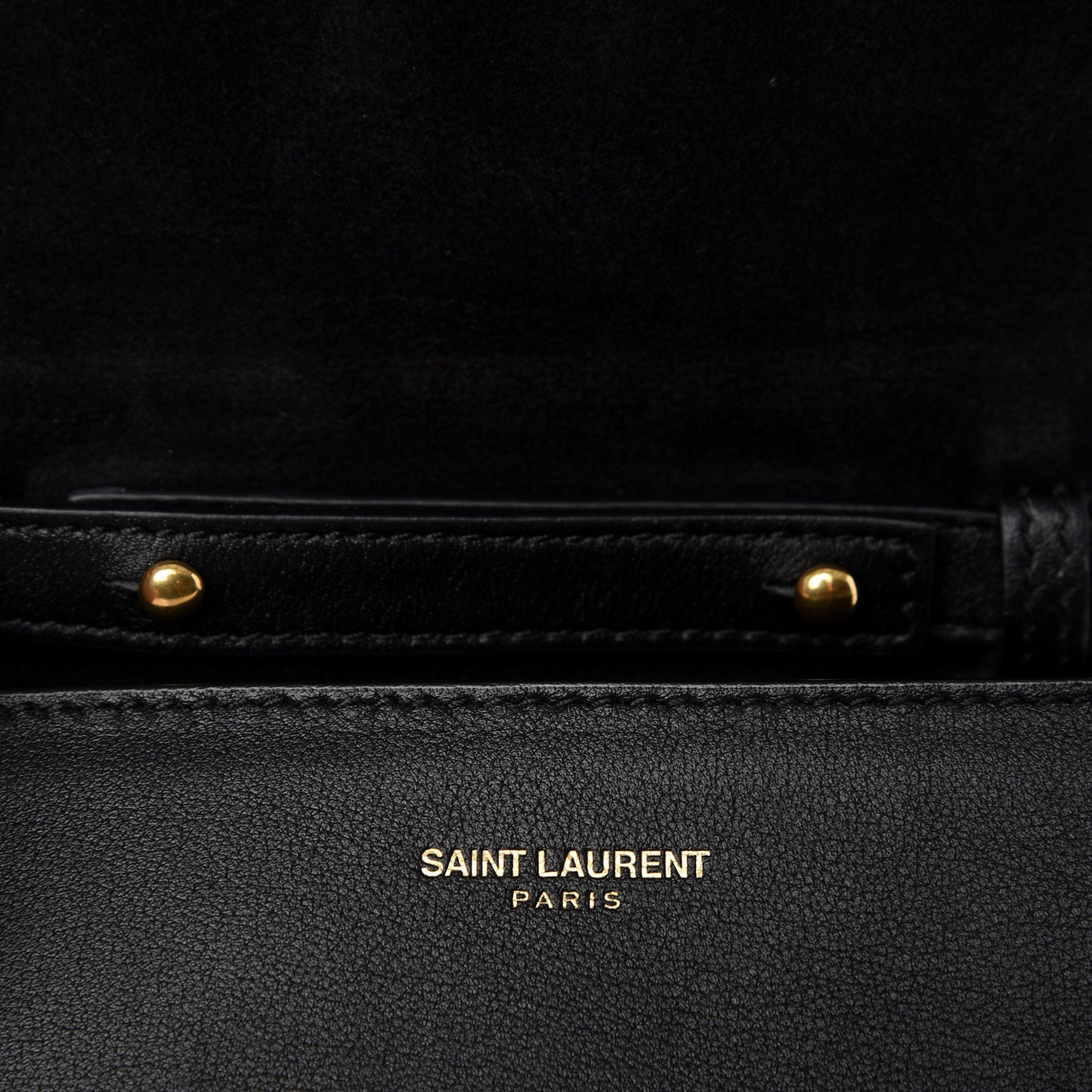Calfskin Classic Y Ligne Chain Wallet Black
