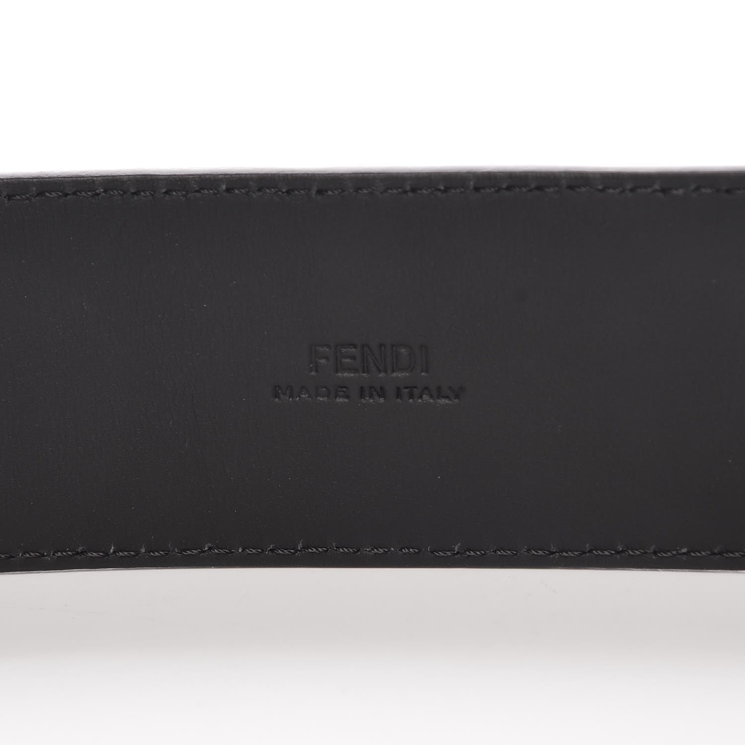 Fendi Vitello Century FF 1974 Embossed Belt 100 40 Black 4 of 6