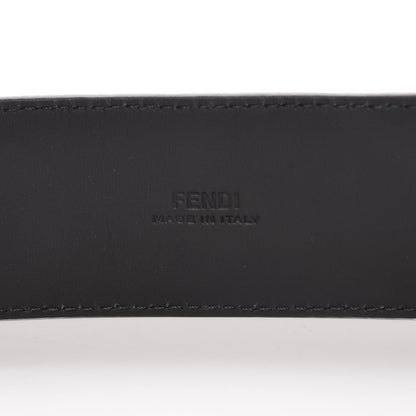 Fendi Vitello Century FF 1974 Embossed Belt 100 40 Black 4 of 6