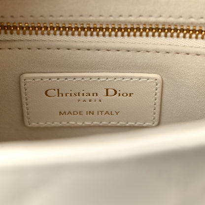 Christian Dior Lambskin Cannage Small My ABCDior Lady Dior White 6 of 9