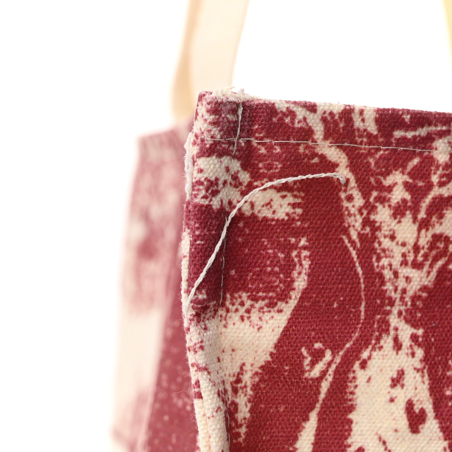 Straw Dioriviera Tote Red