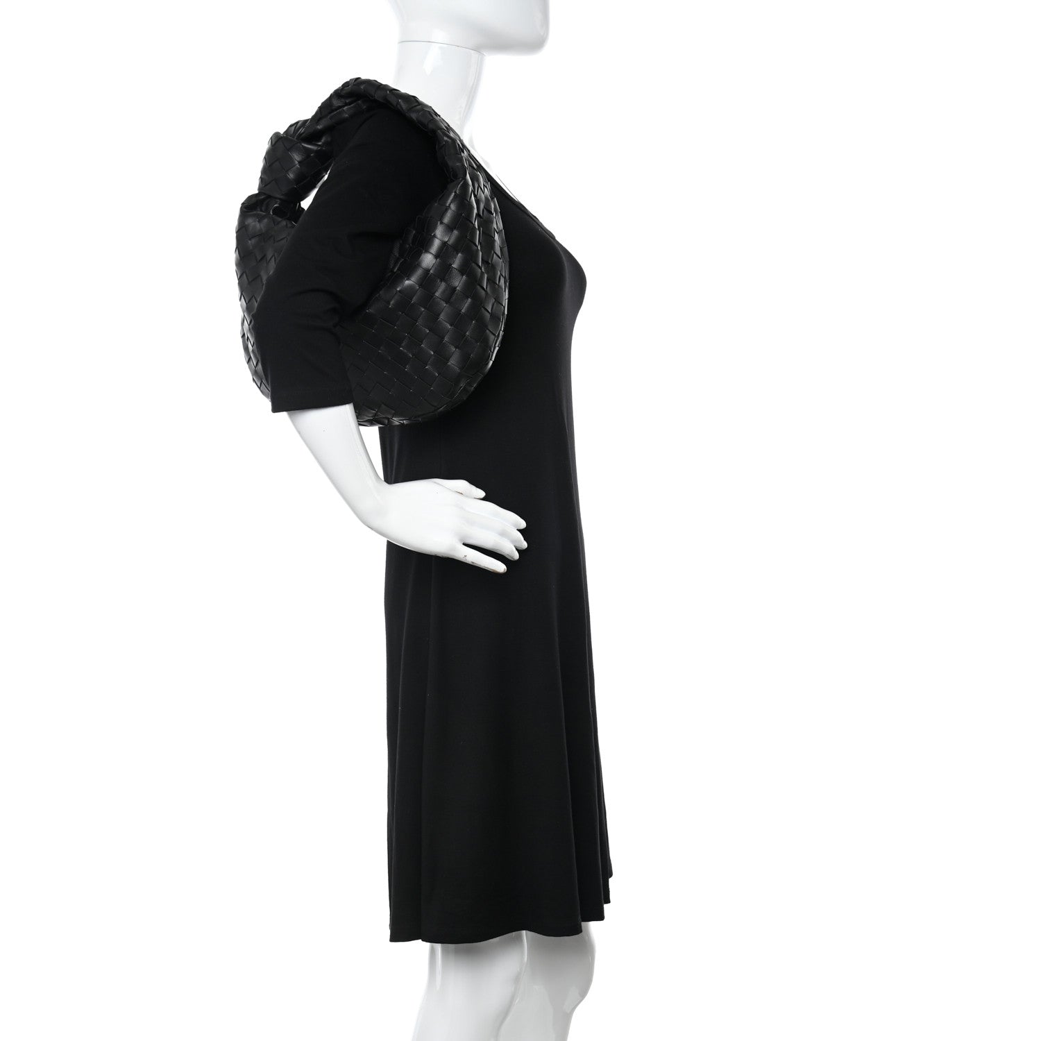 Bottega Veneta Nappa Intrecciato Teen Jodie Hobo Black 2 of 11