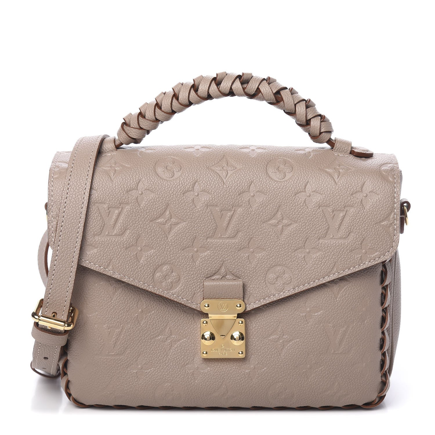 Louis Vuitton Empreinte Braided Pochette Metis Vison 1 of 9