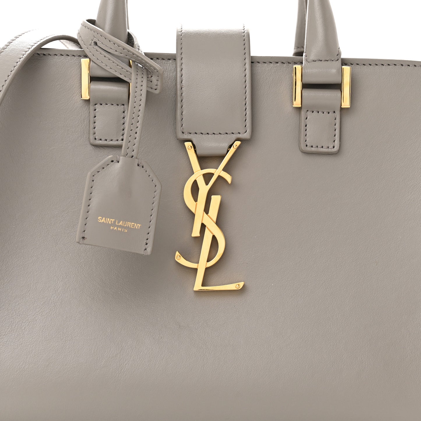 Calfskin Monogram Baby Cabas Fog