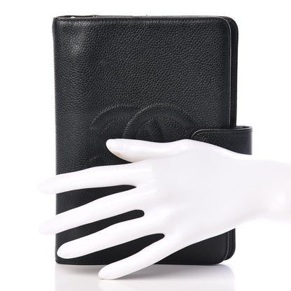 Chanel Caviar Timeless CC Ring Agenda Planner Dark Green 2 of 10
