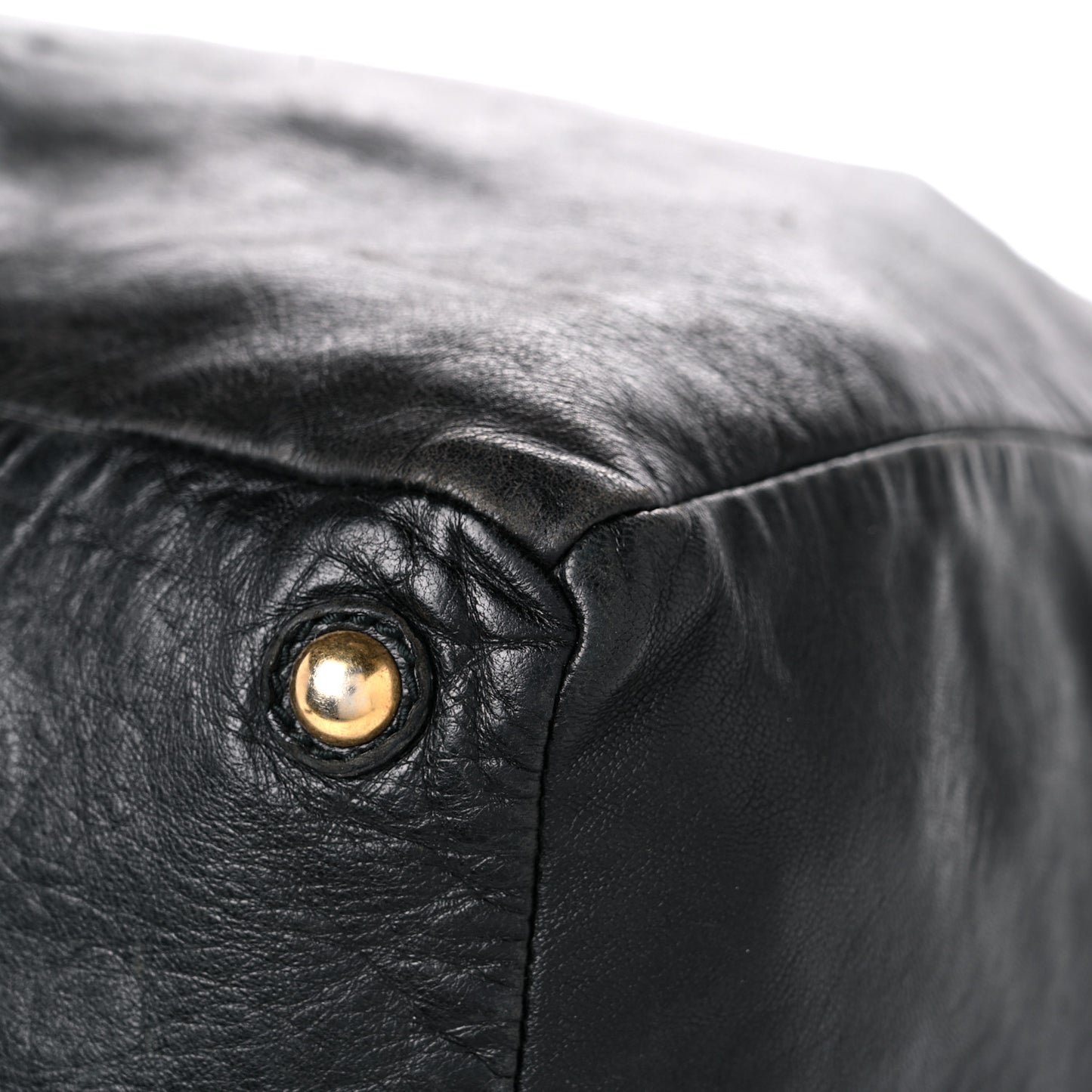 Calfskin Y Tote Black