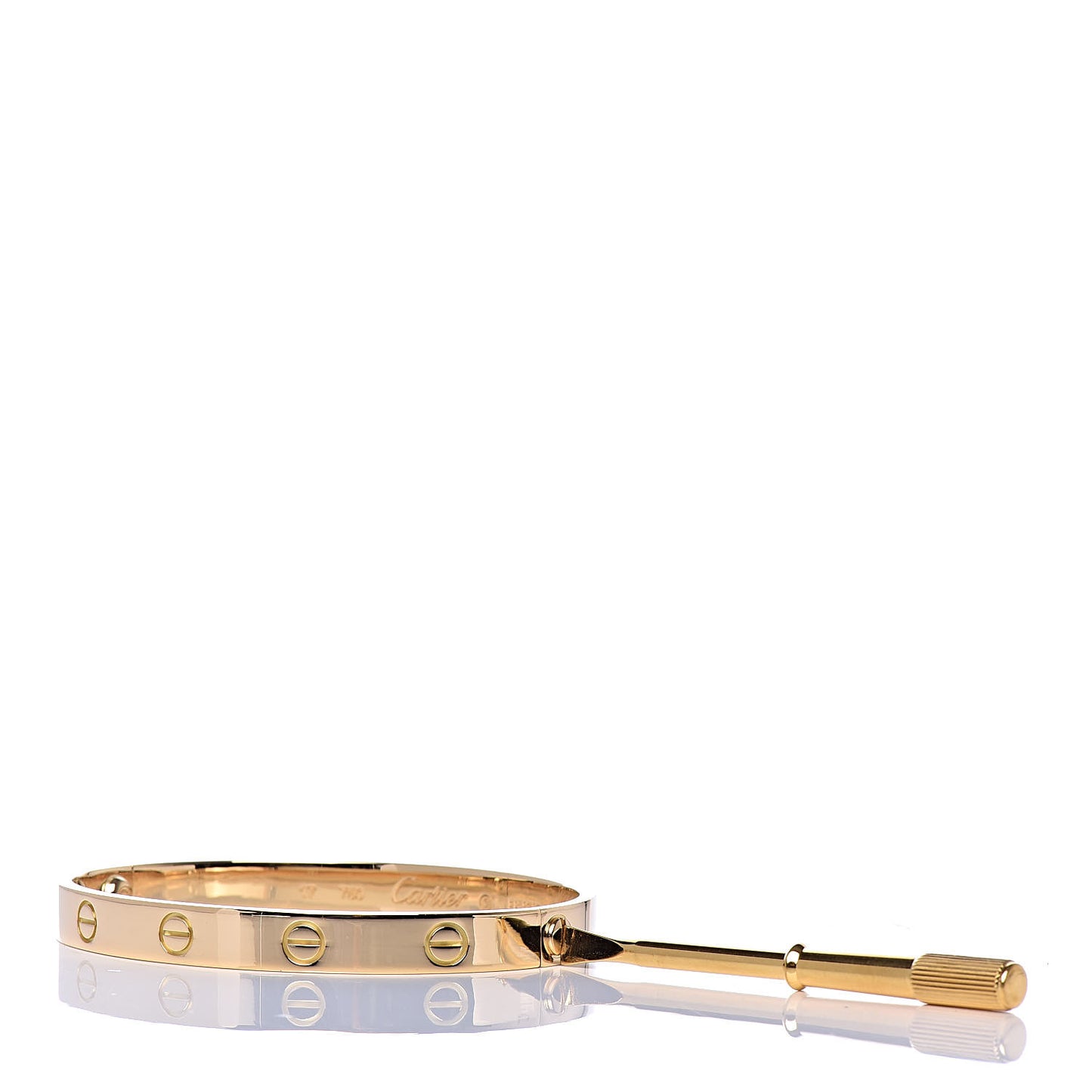 18K Yellow Gold LOVE Bracelet 17