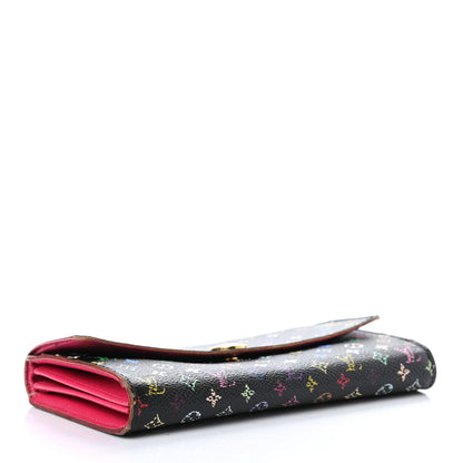 Louis Vuitton Monogram Multicolor Sarah Wallet Black Grenade 3 of 8