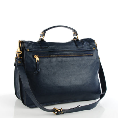 Proenza Schouler Lambskin Large PS1 Satchel Midnight 3 of 8