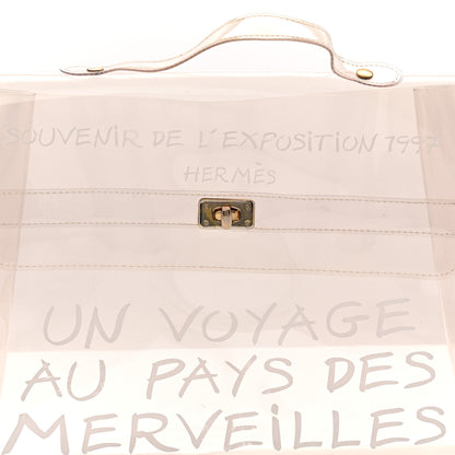 Hermes Vinyl Souvenir De L'Exposition Kelly Transparent 17 of 22