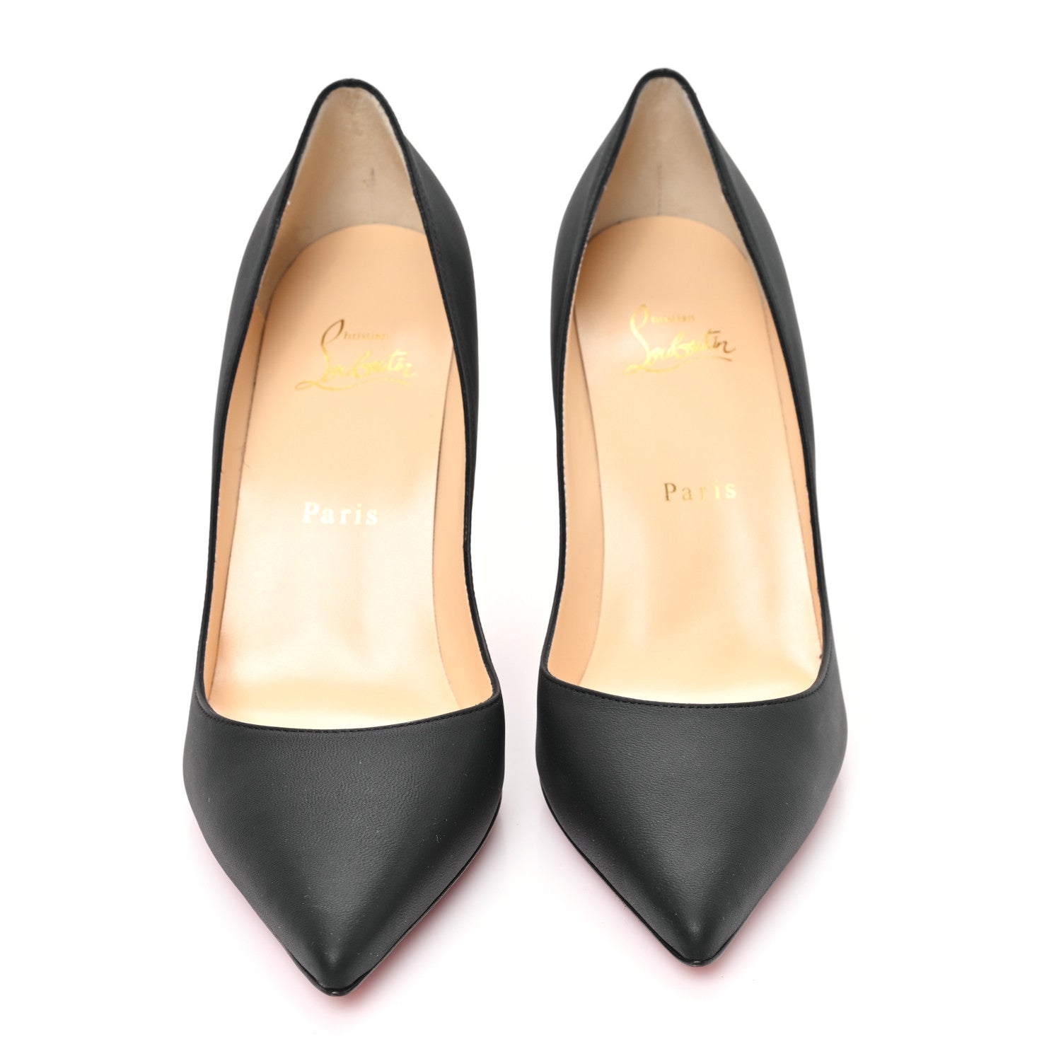 Christian Louboutin Nappa Apostrophy 100 Pumps 39 Black 3 of 10