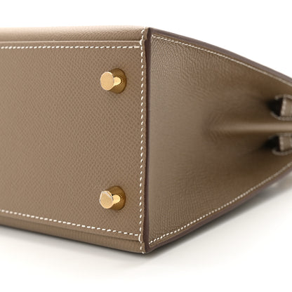 Hermes Epsom Kelly Sellier 25 Etoupe 10 of 11