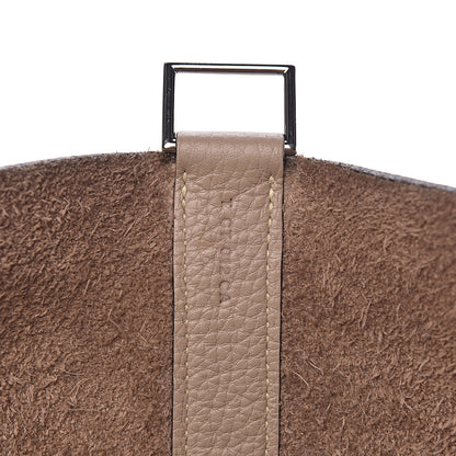Hermes Taurillon Clemence Picotin Lock TGM Gris Tourterelle 7 of 10