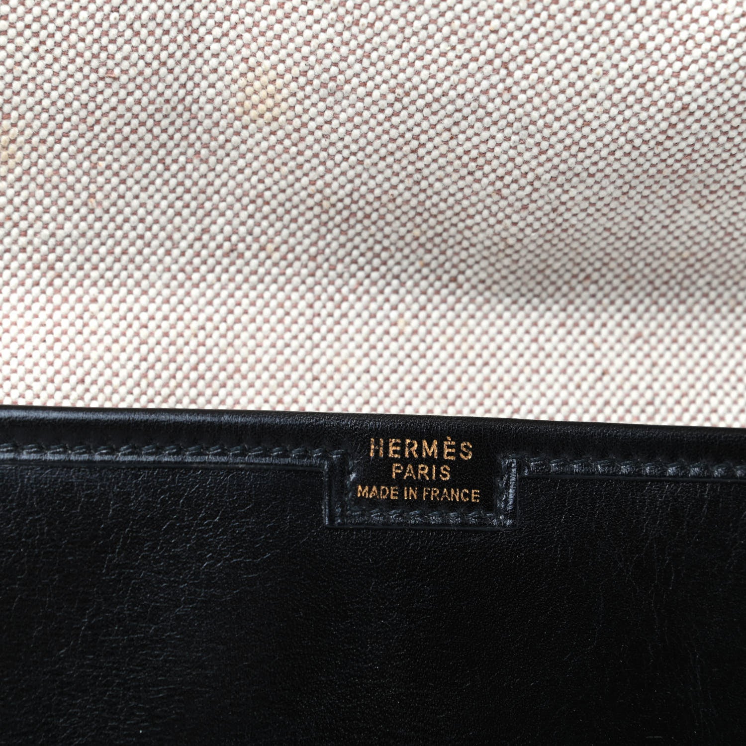 Hermes Box Jige GM Clutch Black 6 of 7