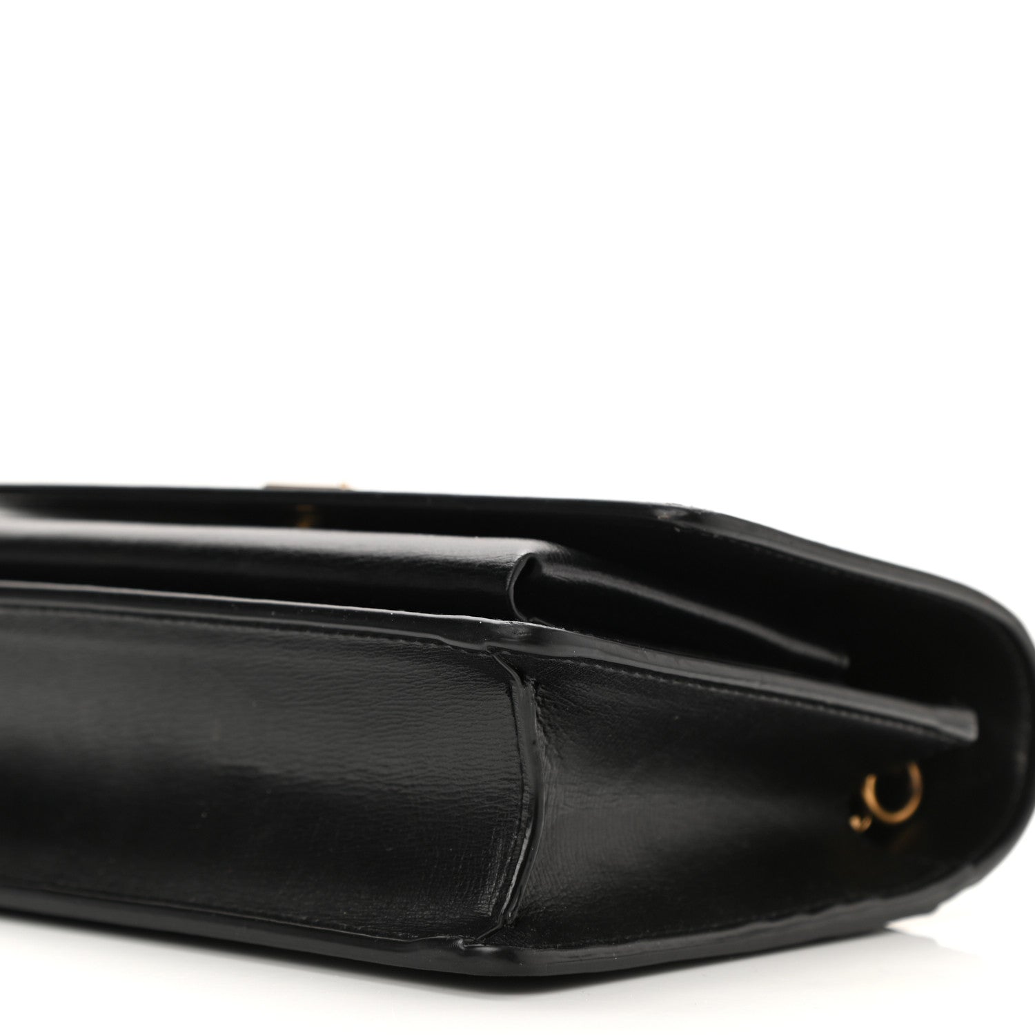 Saint Laurent Calfskin Monogram Sunset Chain Wallet Black 8 of 9