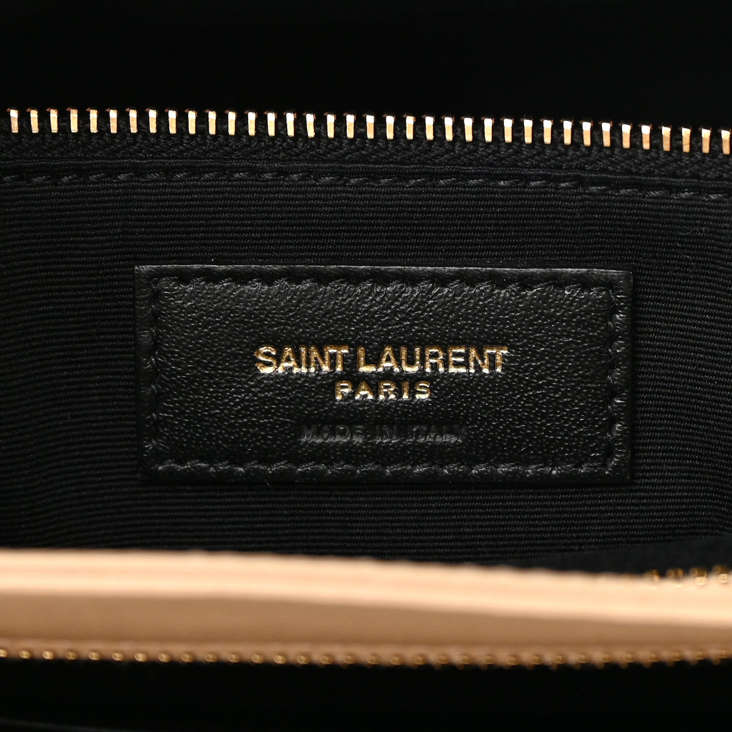 Saint Laurent Grain de Poudre Matelasse Chevron Medium Tribeca Shopping Bag Nude Powder 7 of 13
