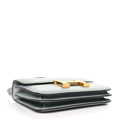 Hermes Epsom Constance 18 Bleu Glacier 3 of 9