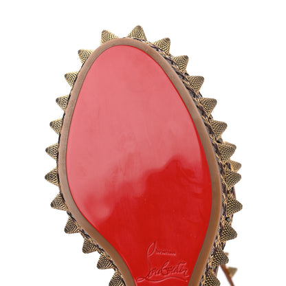 Christian Louboutin Calfskin Cordorella 110 Wedge Sandals 35 Version Cuoio 11 of 14