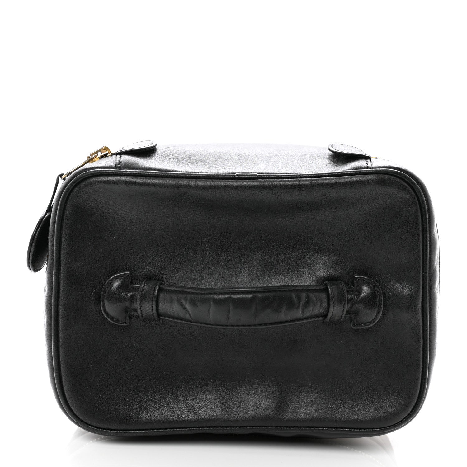 Chanel Lambskin Vanity Cosmetic Case Black 9 of 9
