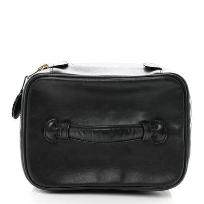 Chanel Lambskin Vanity Cosmetic Case Black 9 of 9