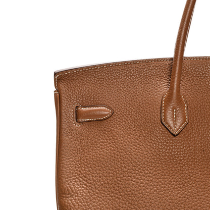 Hermes Taurillon Clemence Birkin 40 Gold 9 of 37