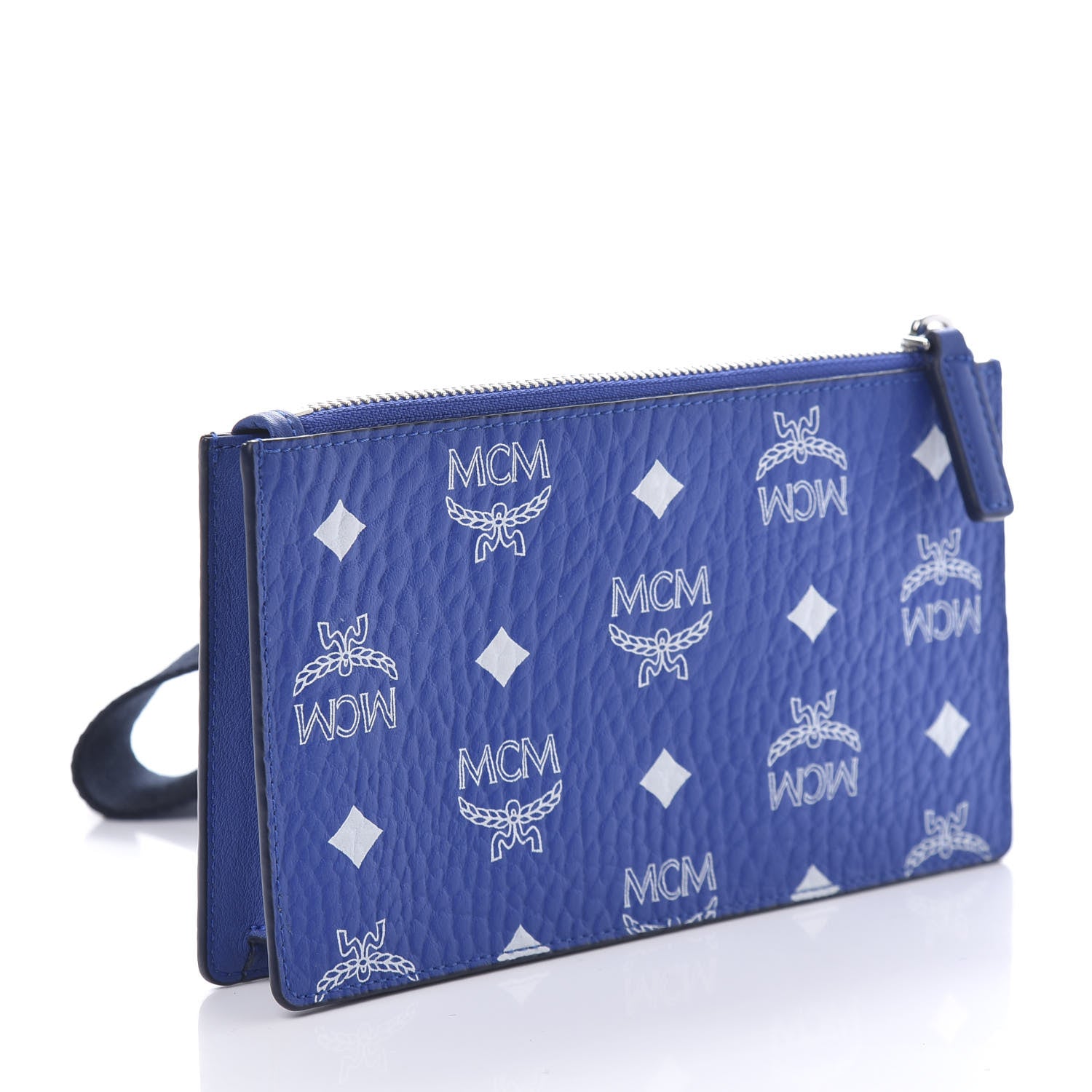 MCM Visetos Multifunction Pouch Blue 3 of 9