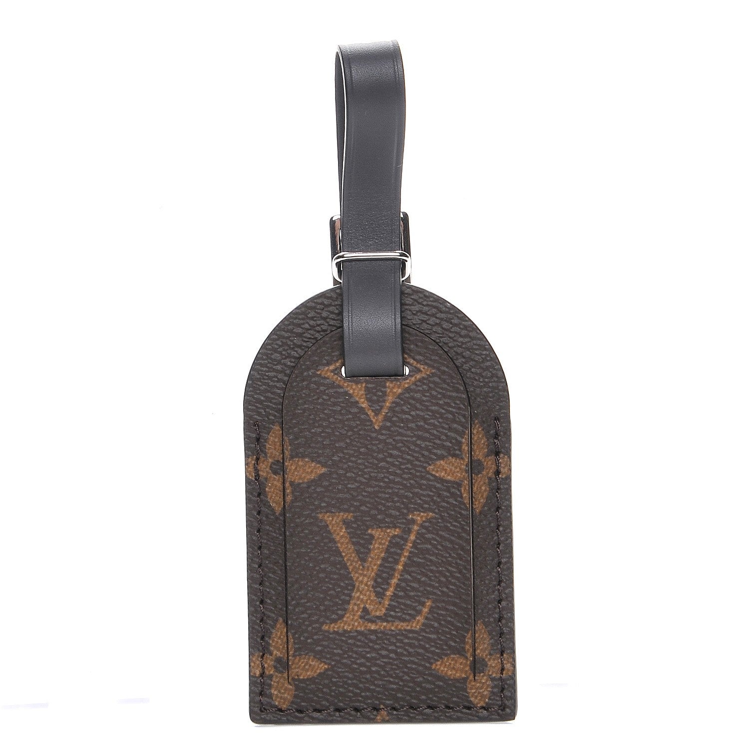 Louis Vuitton Monogram Luggage Tag Black 1 of 2