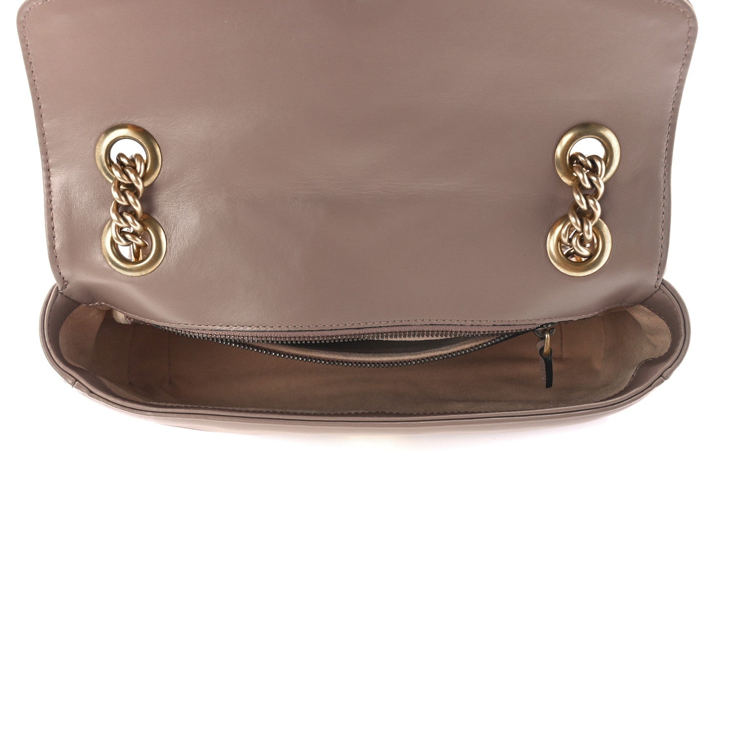 Gucci Calfskin Matelasse Small GG Marmont Shoulder Bag Porcelain Rose 5 of 13