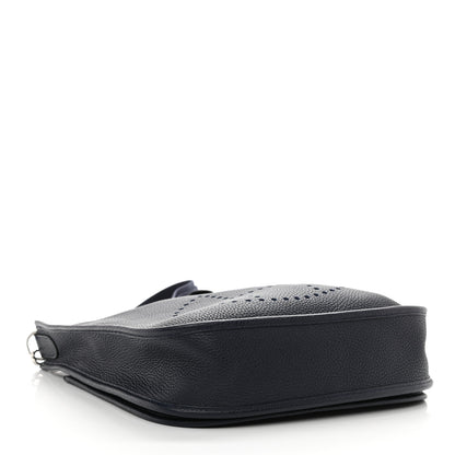 Hermes Taurillon Clemence Evelyne III PM Bleu Nuit 4 of 9
