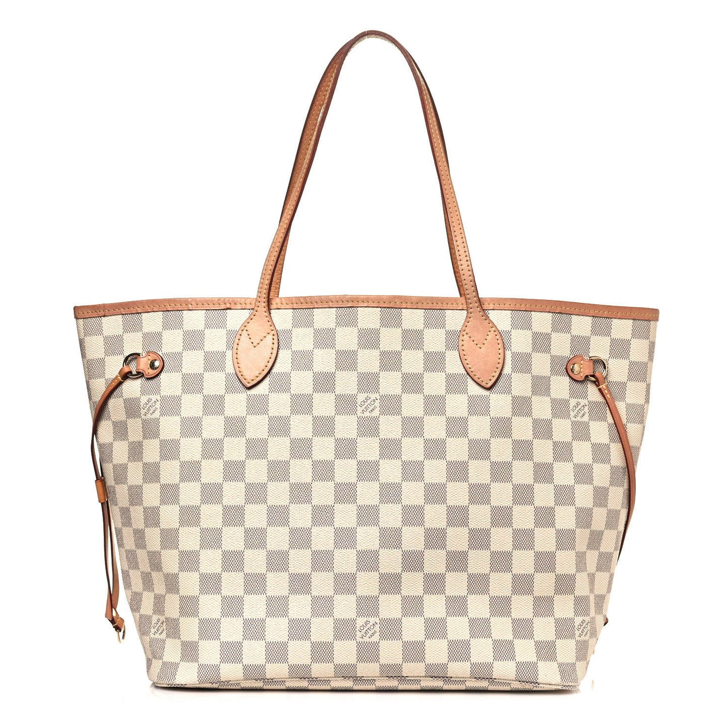 Damier Azur Neo Neverfull MM Rose Ballerine