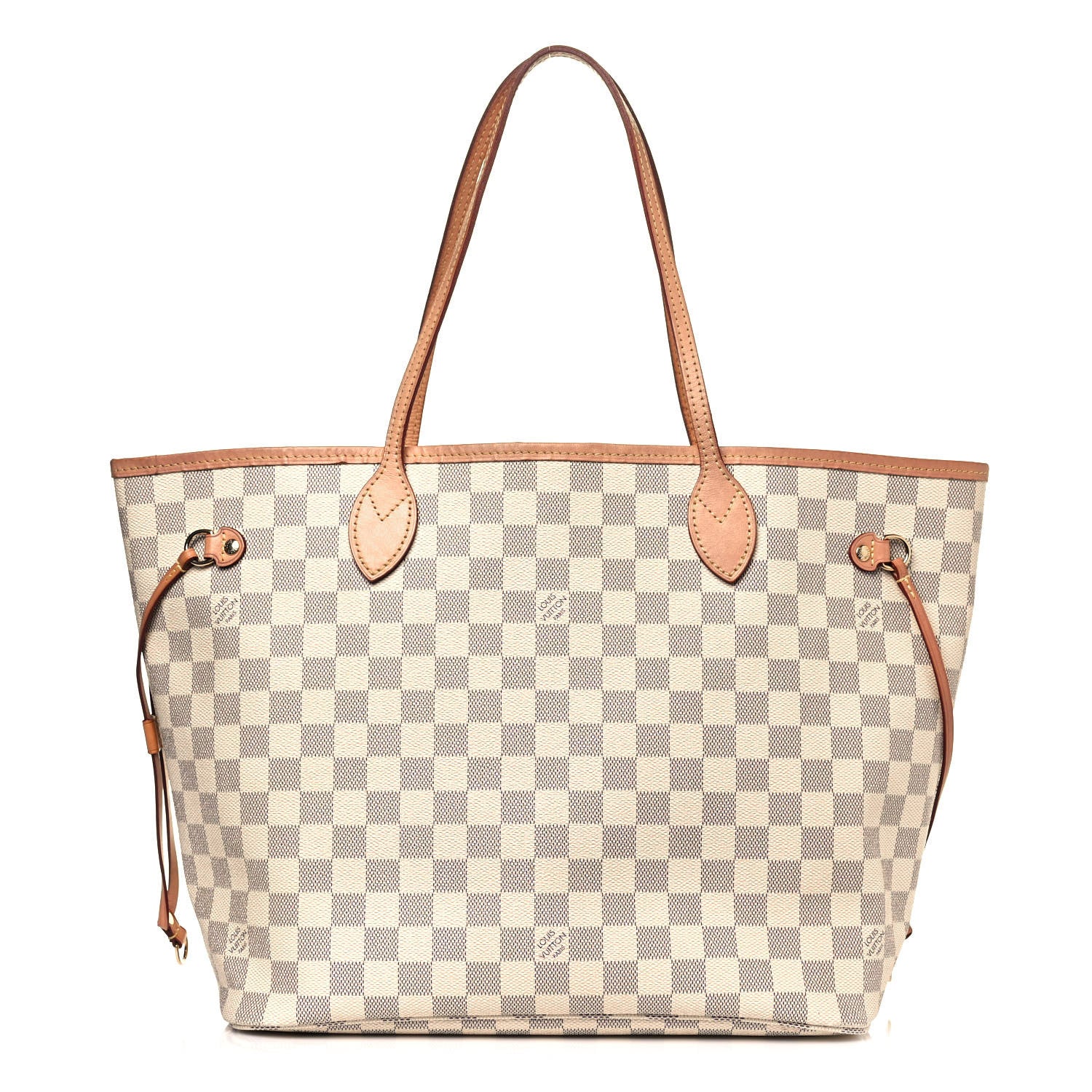 Louis Vuitton Damier Azur Neo Neverfull MM Rose Ballerine 1 of 18