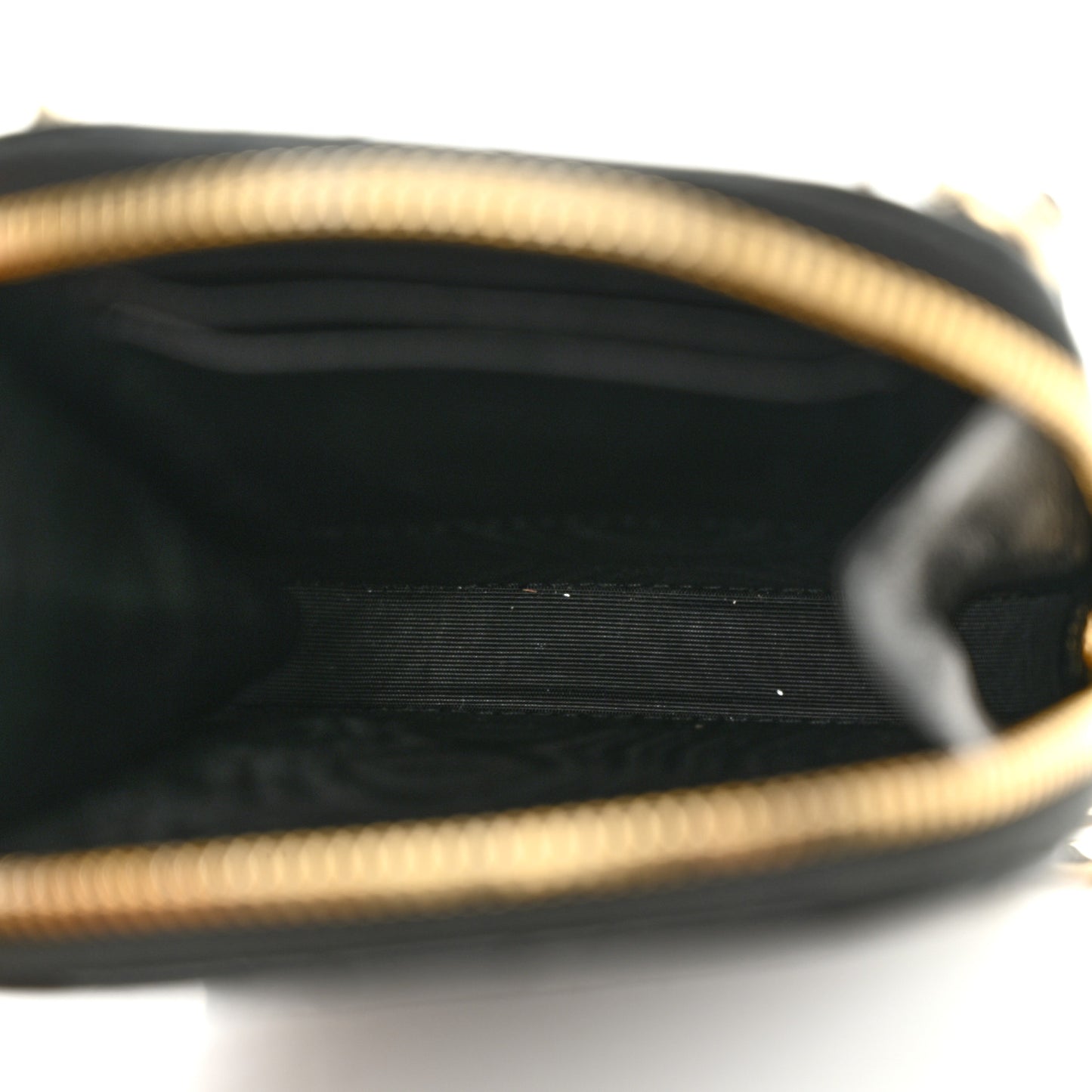 Patent Cannage Lady Dior Phone Holder Black