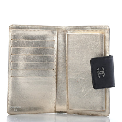 Chanel Calfskin Lucky Symbols French Wallet Black 5 of 9