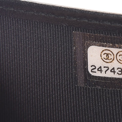 Chanel Aged Calfskin Chevron Quilted Reissue Compact Wallet So Black 8 of 9
