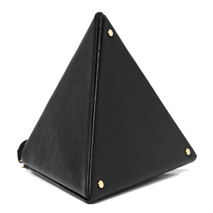 Saint Laurent Lambskin Pyramid Clutch Black 10 of 12