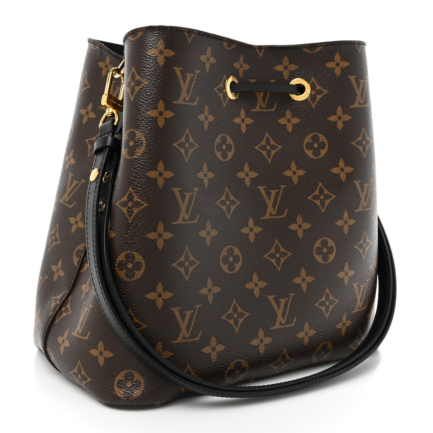 Louis Vuitton Monogram Neonoe MM Black 3 of 14
