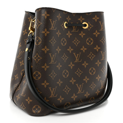 Louis Vuitton Monogram Neonoe MM Black 3 of 14