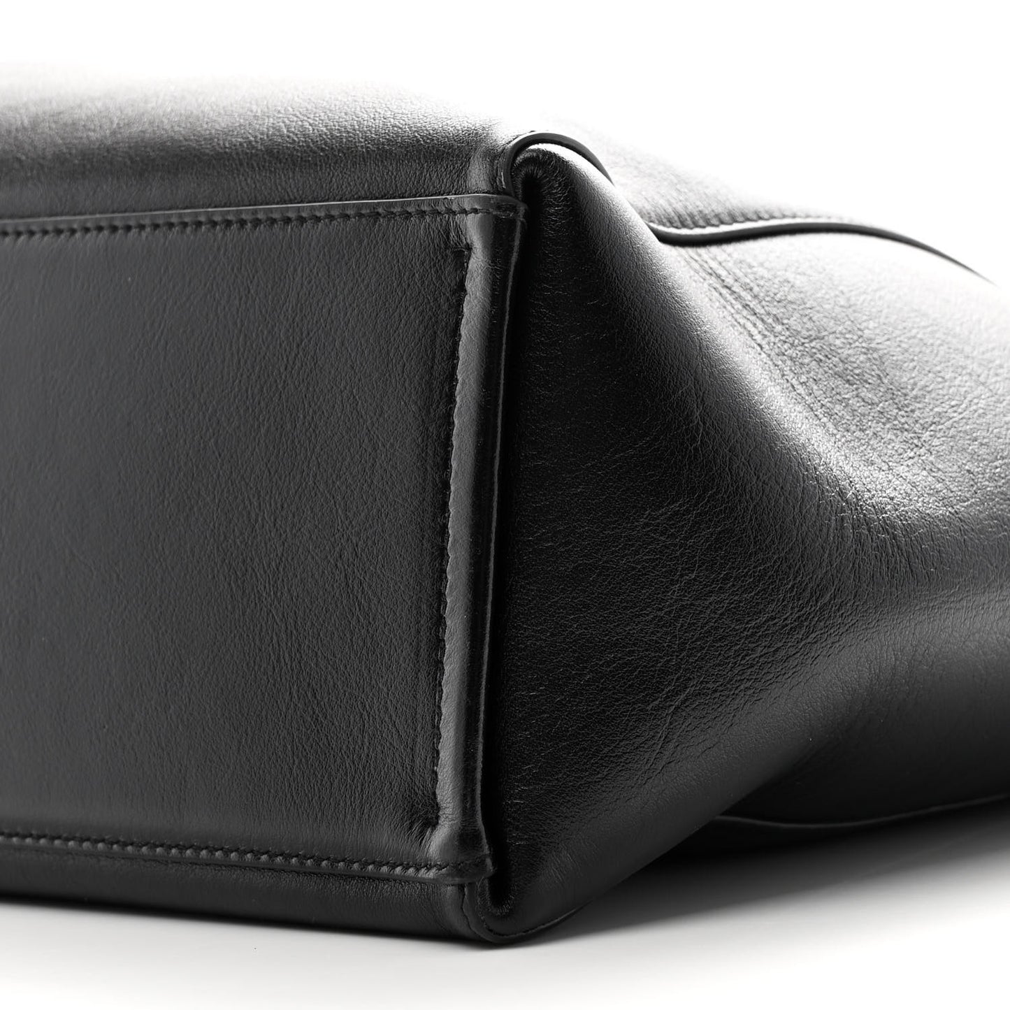 Calfskin Voyou Medium North South Tote Black
