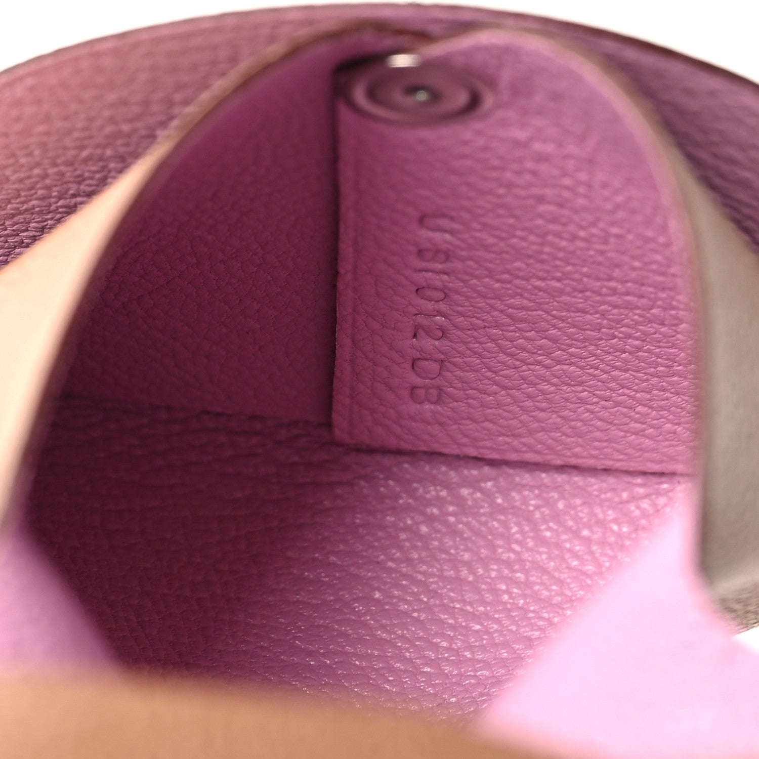 Hermes Chevre Mysore Bastia Verso Coin Purse Quebracho Mauve Sylvestre 5 of 11